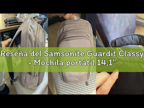 Reseña del Samsonite Guardit Classy - Mochila portátil 14,1", 40 cm, 17,5L, Negro (Black)