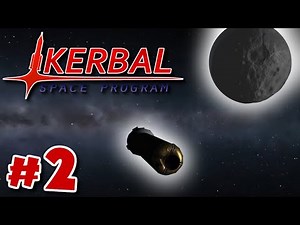 Kerbal Space Program Career Mode - #2 - A Munar encounter.