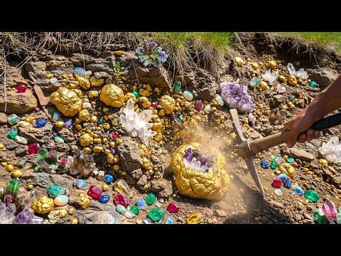 Top Digging the treasure at the mountain ⛰/digging the gold at riverbed
