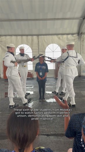#NavyWeek 2026 with Kaunakakai Elementary School from Moloka‘i, Hawai‘i