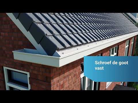 Polytech | Animatie montage dakgoot