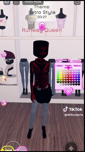 Retro Glamour Dress To Impress Outfit Tutorial