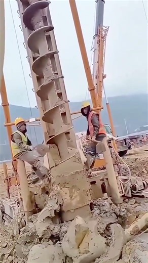 Precision and Power Manually Cleaning an Industrial Soil Auger