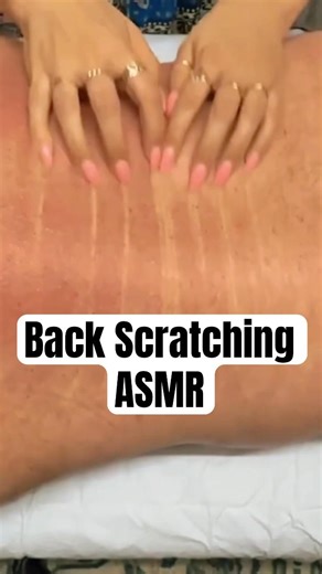 Back Scratching ASMR 🤍 So Satisfying