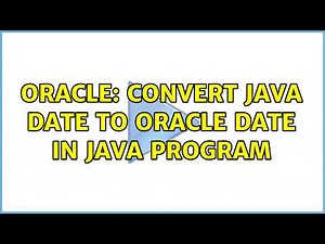 Oracle: convert java date to Oracle date in java program