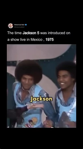 Celeb History | Past & Facts | When the Jackson 5 were introduced on stage in Mexico in 1975, the crowd went wild—screaming, clapping, and singing along before the... | Instagram