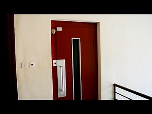 Schindler R-series traction elevator with cross-corner doors @ Via Pretorio 11, Lugano, Switzerland