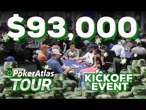 $93,000 PokerAtlas Kickoff Event Final Table at TCH Dallas!