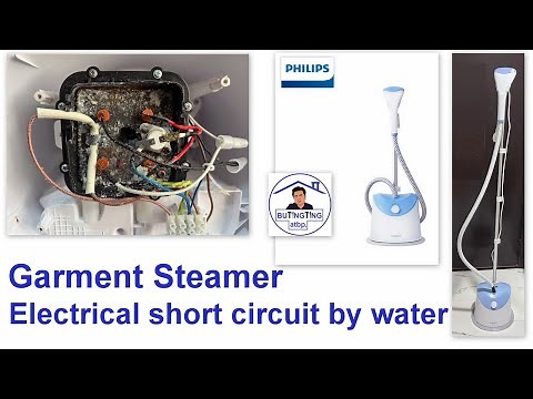 How to Fix Garment Steamer || Damaged by Water Leakage || Philips GC482 || Electrical Short Circuit