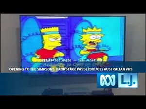 Opening to The Simpsons: Backstage Pass (2001/02) Australian VHS