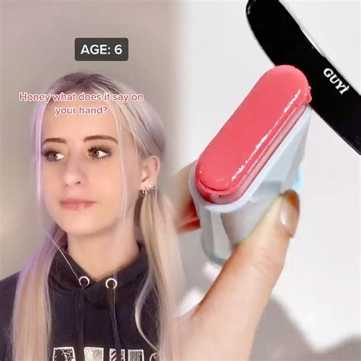 pov what youll be when youre older is written on your hand