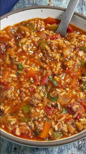 The Ultimate Stuffed Pepper Soup
