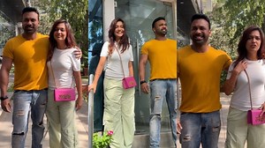 Bigg Boss OTT Winner Divya Agarwal With Husband Spotted Together At Keylight Andheri | Varinder Chawla