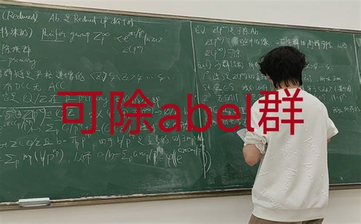 华南理工大学代数讨论班-可除阿贝尔群divisible abelian group