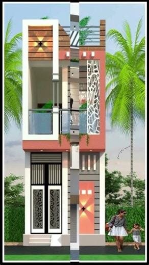 12x30 Modern Narrow House Design You Won't Believe #architecture #housedesign