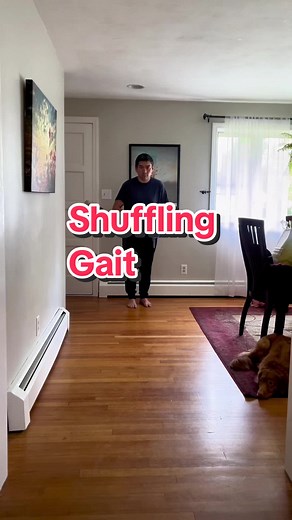 Parkinson's Symptom - Shuffling Gait #parkinsons #yopd #youngonsetparkinsons #parkinsonslookslikeme #healthtok #parkinsonsdisease #parkymike