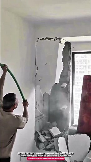 Flexible Handle Demolition Hammer Tool with 15 kN Impact Power