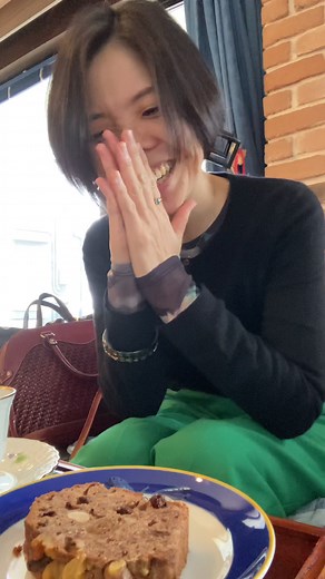 #月に一度のお楽しみ 歌レッスンと先生お手製おやつ #フルーツケーキ #黒豆 #美味しかった #楽しかった #ごちそうさまでした