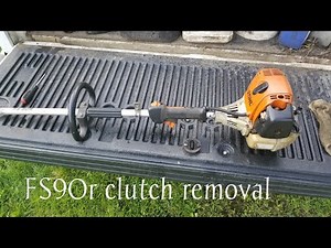 Fs90r clutch removal