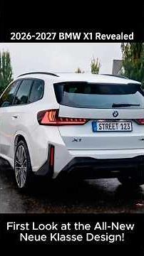 2026–2027 BMW X1 Facelift Revealed #shorts