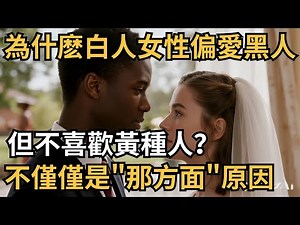 為什麽白人女性偏愛黑人，但不喜歡黃種人？不僅僅是"那方面"原因【心理研究社】#心理學#心理健康#兩性#情感#知識#命運#知識科普#知識研究#身心健康#壓力#原生家庭