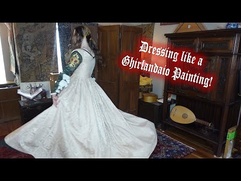 FULL Getting Dressed like a Renaissance Princess // Get Ready in 15th Century Italy