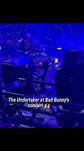 16K views · 293 reactions | "The American Badass" Undertaker appeared on his Motorcycle at Bad Bunny's concert in Dallas. Please give this entrance to us at WrestleMania 38 too  We were robbed of this moment at WrestleMania 36... | WrestleFeed | Facebook