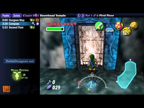 Legend of Zelda Majora's Mask Walkthrough 06 (1/4) "Snowhead Temple: First Floor"