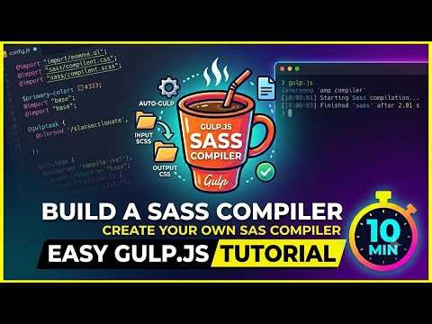 build sass compiler with gulp