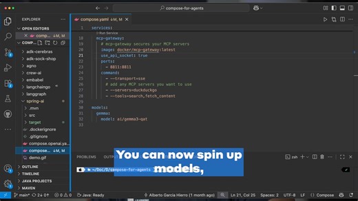 1.4K views · 14 reactions | From Zero to LLM Agent, the Compose Way!...