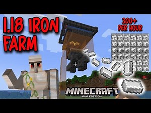 Minecraft 1.18 Easy Iron Farm | Java Edition