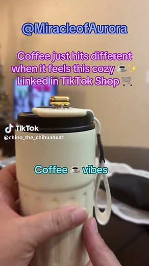 Coffe just hits different in this cute cup I have it linked below #CoffeeTok #MorningRoutine #CoffeeLovers #ReusableCup #AestheticFinds @Miracle of Aurora