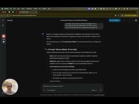 Come creare un Master Prompt (Bibbia del Progetto) su Google Gemini con la Dettatura Vocale