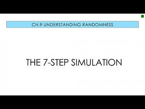 Applied Stats 9.3 The 7-Step Simulation
