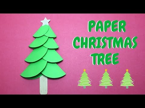How to Make a Paper Christmas Tree | Christmas Ideas | Paper Craft