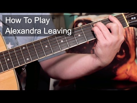 'Alexandra Leaving' Leonard Cohen Guitar Lesson