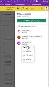 How to provide access rights to update workspace app in Power BI / Fabric?