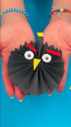 DIY Paper Angry Bird Craft | Fun & Easy Craft for Kids #diy #craft #craftyfun #kids