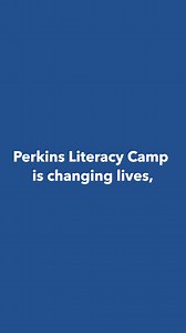 1.2K views · 11 reactions | Reading is one of the most important skills a child can learn. That's why we created the Children's #LiteracyCamp, a place where children can come together to learn and have fun. We're so grateful to the Foreseeable Future Foundation and the Constance O. Putnam Foundation for providing the funding that makes this summer experience possible! | Perkins School for the Blind | Facebook