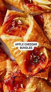 The fall combo you never knew you needed 🍎🧀 Apple Cheddar Bundles are the perfect sweet and salty treat to add to any dinner party lineup. Try them out using the link in bio. 🎥 @thegarnishedpalate @itsashrev | Delish