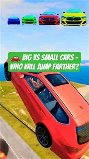 Big vs Small Speed Bump. Part # 58 #bigsmall #crashdrive