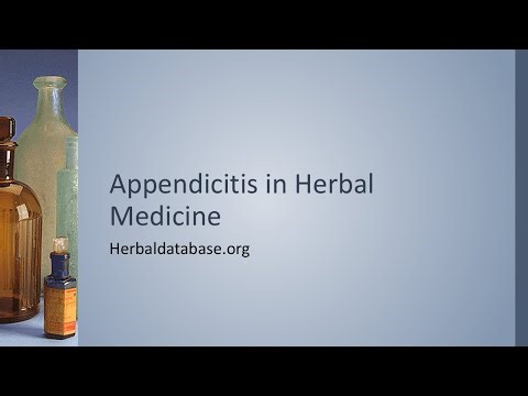 Appendicitis in Herbal Medicine
