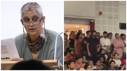 Columbia professor corrects pronunciation at JNU lecture, video sparks debate