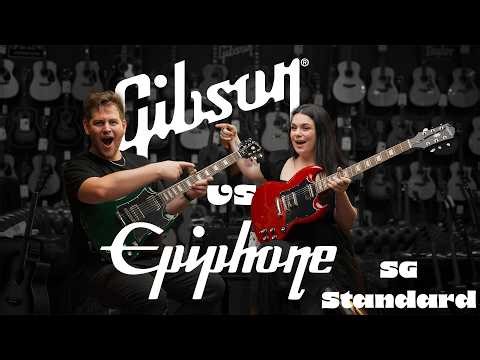 GIBSON vs EPIPHONE: The Ultimate SG Standard Standoff! 🎸🔥 | Mooloolaba Music