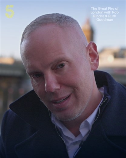 23K views · 158 reactions | London burned. Billions were lost. Only six fatalities officially recorded. Rob Rinder and historian Ruth Goodman dig into the mystery behind the Great Fire  The Great Fire of London with Rob Rinder & Ruth Goodman. Watch | Stream on 5 | Channel 5 | Facebook