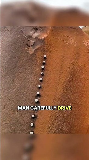 This Giant Rock Was Split With Just a Hammer?! Watch the Epic Process!