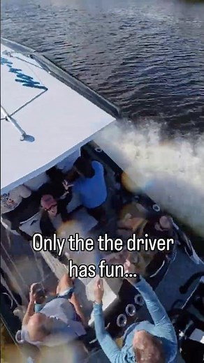 Only the driver has fun on a speedboat? Not on a Nor-Tech#NorTech #Boating #MercuryRacing