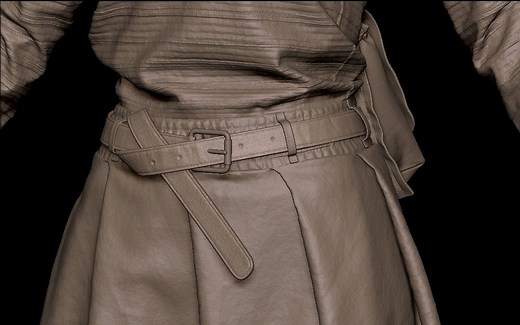 次世代游戏和影视角色模型全流程讲解