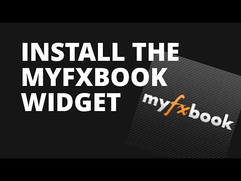 MyFxBook Widget: How to Install it on Your Blog, Website or Forum