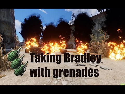 RUST - Taking Bradley with F1 Grenades